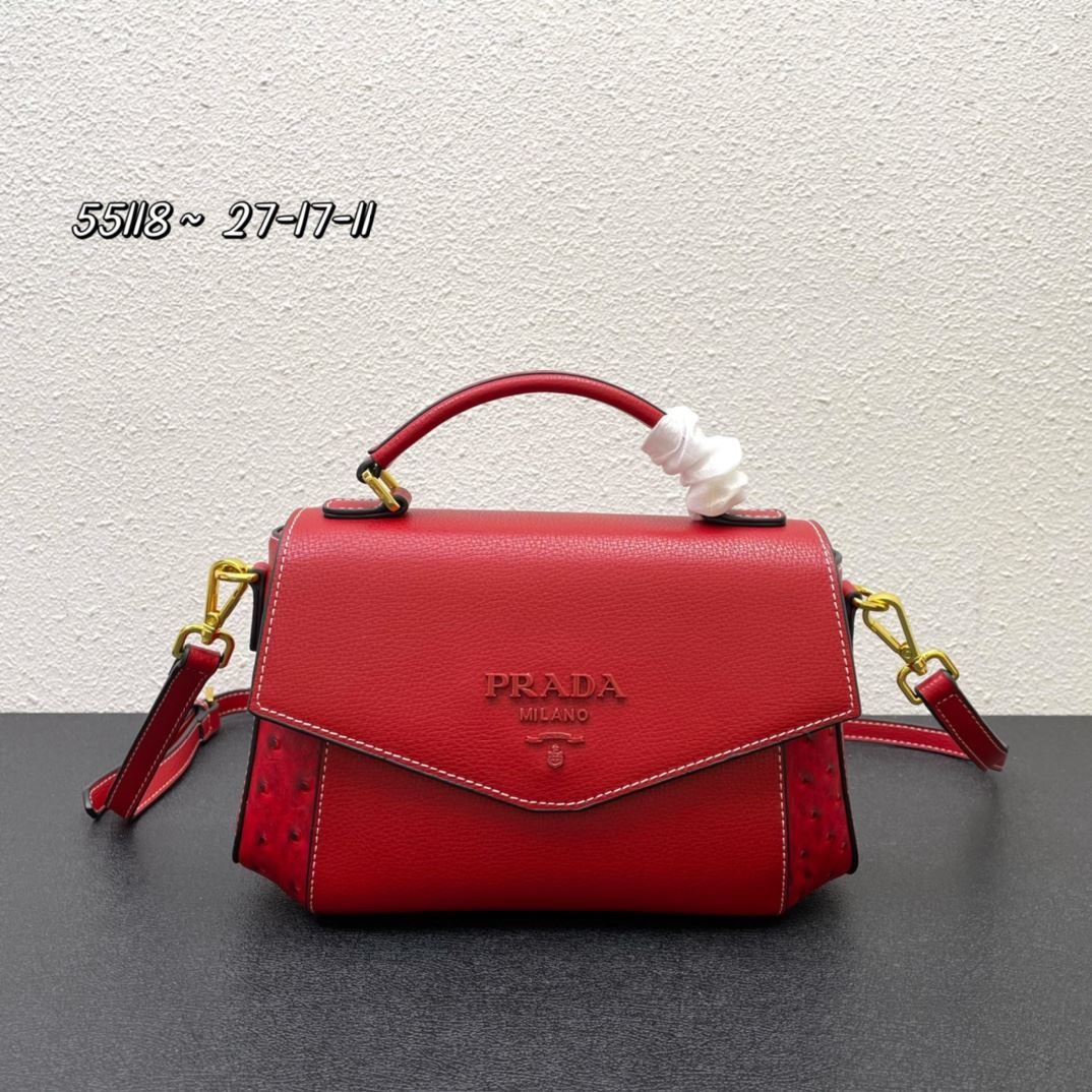 Pra*a top handle bags